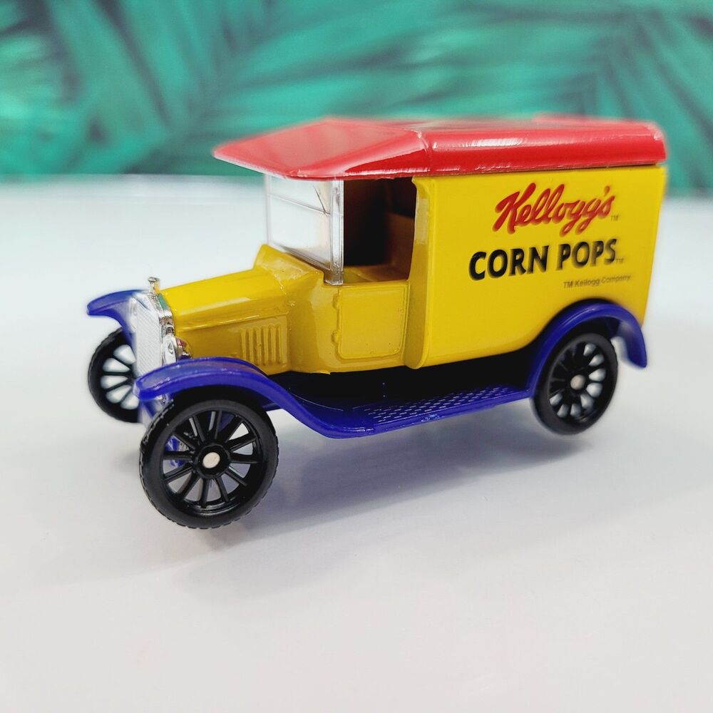 MATCHBOX KELLOGG'S CORN POPS 1921 FORD MODEL T VINTAGE 1989